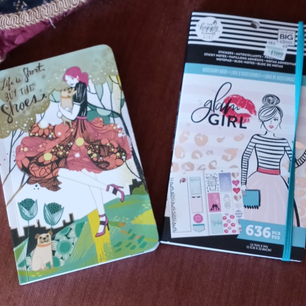 NWT Bundle of two Notepads and Stickers